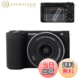 �y���������zRieibi �V���R���ی�P�[�X Sony ZV-E10 II �J�����P�[�X �X�N���[���v���e�N�^�[ 2���t�� �y�ʃJ�����P�[�X �O���b�v������ Sony ZV-E10 II ZV-E10M2 �P�[�X�p