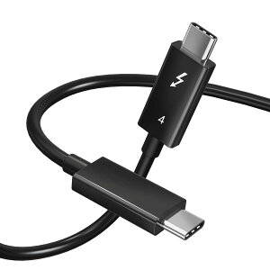 �y���������zThunderbolt 4 USB-C�P�[�u�� 0.8m POTRRCIUSUER USB-IF�F�؍ρb100W�}���[�d�b40Gbps�����]���b8K�o�͑Ή��b�X�}�[�g�t�H���E�^�u���b�g�E�Q�[���@�̃^�C�vc�@��ɑΉ�