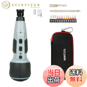 �y���������zSENTOOL �d���h���C�o�[ ���^ �y���^ �h���C�o�[ �d�� �蓮���p �[�d�h���C�o�[ 3�i�K�ؑփ��[�h �d�h�� ���[�P�[�X�t�� USB Type C�[�d�� �����⏉�S�҂ł��ȒP�Ɏg���� �Ƌ�̑g��