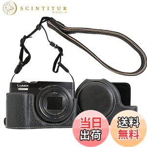�y���������zRieibi TZ99 �J�����P�[�X�APanasonic Lumix DC-TZ99/ DC-ZS99�f�W�^���J�����pPU���U�[�J�����P�[�X�A���߉\�ȃV�����_�[�X�g���b�v�t�����O���\�ȕی�P�[�X�A�r���[�e�B�[�J�o�[