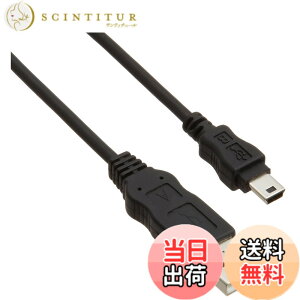 �y���������z�G���R�� USB�P�[�u�� �yminiB�z USB2.0 (USB A �I�X to miniB �I�X) RoHS�w�ߏ��� 2m �u���b�N USB-ECOM520