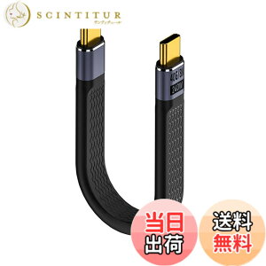 �y���������zYFFSFDC USB4.0 Type CtoC �P�[�u�� 40Gbps�����f�[�^�]��&PD�Ή�240W/5A�}���[�d& 8K@60Hz�f���o�� ��13.5cm �Z�� USB�P�[�u�� Mac Book Pro�ANintendo Switch�ANexus 6P 5X�ASam sung Galaxy S8�AL G G5 V20�Ȃǂ�Typ