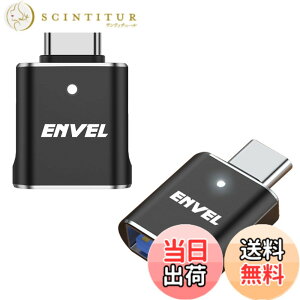 �y���������zENVEL USB-C & USB3 �ϊ��A�_�v�^ 2�Z�b�g �ő�10Gbps USBC�A�_�v�^�[ �^�C�vc �I�X����USB���X OTG�R���o�[�^�[ �p��iPhone 17 16 Galaxy S24 S23 S22 iPad Air 4 5 Mini 6�ɑΉ� ���̑� USB-C �[���p