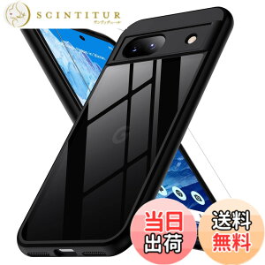 �y���������zGoogle Pixel 8a �p�P�[�X �u���b�N ���ϖh�~ �O�[�O���s�N�Z��8a�p �ϏՌ� �K���X�t�C�����ی�t�� �w��h�~ �����h�~ �ϋv�� �X�g���b�v�z�[���t ���^ �y�� �\�t�g�J�o�[ ���C����