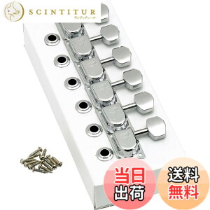 �y���������zFender �`���[�j���O�y�O 70s F Style Stratocaster/Telecaster Tuning Machines Chrome (6)