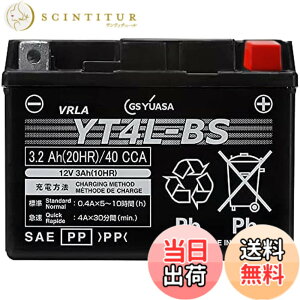 �y���������zGS YUASA [ �W�[�G�X���A�T ] �V�[���h�^ �o�C�N�p�o�b�e���[ YT4L-BS