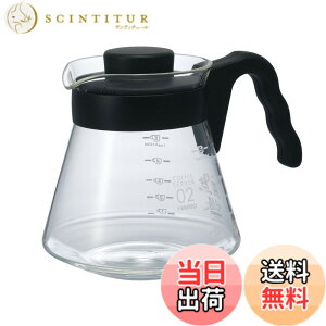 �y���������zHARIO(�n���I) V60 �R�[�q�[�T�[�o�[ ���p�e�� 700ml �u���b�N ���{�� VCS-02B