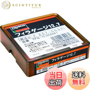 �y���������zTRUSCO(�g���X�R) �t�B���[�Q�[�W 0.005mm�� 12.7mmx1m �X�e�����X�� TFG-0.005M1