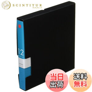 �y���������z�o�b�t�@���[ BUFFALO CD&DVD�t�@�C���P�[�X �u�b�N�^�C�v 12�����[ �u���[ BSCD01F12BL