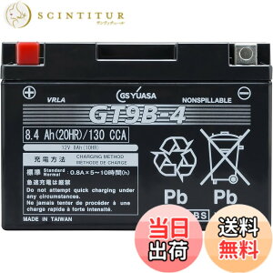 �y���������zGSYUASAVRLA(����َ��jYT/YTZ/YTX/GT�V���[�Y �o�C�N�p�V�[���h�^�o�b�e���[ GT9B-4