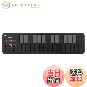 �y���������zKORG(�R���O) MIDI�L�[�{�[�h nanoKEY2 DTM/25����/�R���p�N�g/�R���g���[���[/USB/�o�X�p���[/�\�t�g�E�F�A���C�Z���X���� �u���b�N NANOKEY2-BK