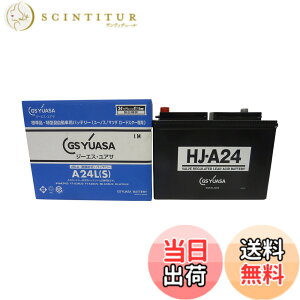 �y���������zGS YUASA [ �W�[�G�X���A�T ] ���Y�ԃo�b�e���[ [ HJ �EH ] HJ A24L(S)