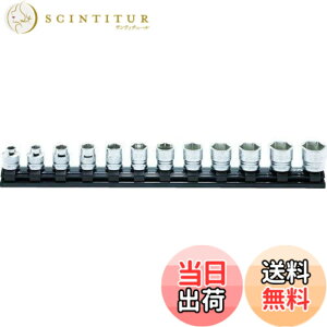 �y���������z�g���X�R���R(TRUSCO) �R���H�ƌ����� �R�[�P�� Z-EAL 3/8(9.5mm)SQ. 6�p�\�P�b�g���[���Z�b�g 12���g RS3400MZ/12