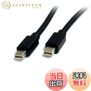 �y���������zStarTech.com Mini DisplayPort �P�[�u�� /1m/�~�j�f�B�X�v���C�|�[�g1.2/mDP - mDP ���j�^�[�P�[�u��/4K60Hz/Thunderbolt 2�|�[�g�݊�/mDP�I�X - mDP�I�X MDISP1M