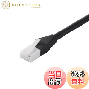 �y���������z�o�b�t�@���[ BUFFALO �c���̐܂�Ȃ�LAN�P�[�u�� ���f���p �J�e�S��6a �X�g���[�g �m�[�}���^�C�v �u���b�N BSLS6ANU10BK