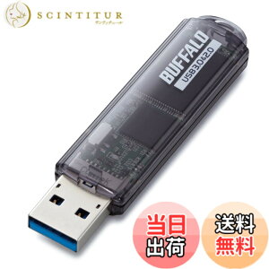 �y���������z�o�b�t�@���[ BUFFALO USB3.0�Ή� USB������ �X�^���_�[�h 32GB �u���b�N RUF3-C32GA-BK