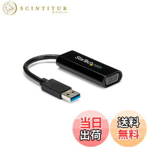 �y���������zStarTech.com USB 3.0 - VGA �f�B�X�v���C�A�_�v�^ �X�����^�C�v USB�O���t�B�b�N�A�_�v�^ 1920x1200 USB32VGAES
