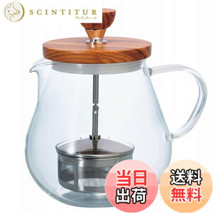 �y���������zHARIO(�n���I) �e�B�I�[�� �E �E�b�h 700ml �v���[���g �M�t�g ���蕨 TEO-70-OV