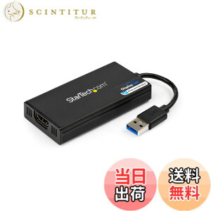 �y���������zStarTech.com USB 3.0�Ή�HDMI�f�B�X�v���C�A�_�v�^/4K30Hz�Ή�/USB Type-A�ڑ�/DisplayLink�F��/Mac & Windows �Ή� USB32HD4K