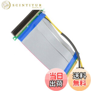 �y���������zChenyang PCI-E Express 16X~16x ���C�U�[�G�N�X�e���_�[�J�[�h Molex IDE�d��&���{���P�[�u���t�� 20cm
