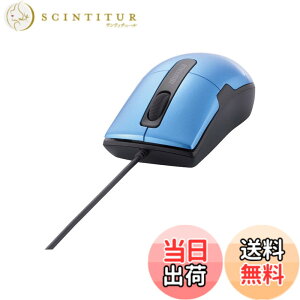 �y���������z�o�b�t�@���[ BUFFALO �L��BlueLED�}�E�X �É�/3�{�^��/S�T�C�Y �u���[ BSMBU26SSBL