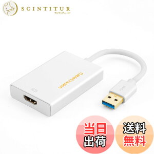 �y���������zusb hdmi�ϊ��A�_�v�^�[,CableCreation USB 3.0 HDMI �A�_�v�^ DisplayLink�`�b�v�Z�b�g �����t��2560x1440�Ή� Windows/Mac�Ή� �z���C�g