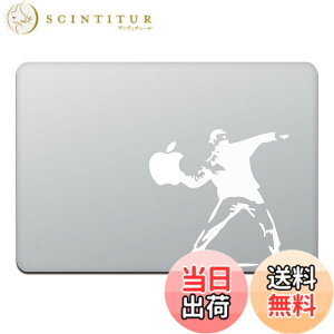 �y���������z�J�C���h�X�g�A MacBook Air/Pro 11 / 13�C���` �}�b�N�u�b�N �X�e�b�J�[ �V�[�� �o���N�V�[ �����g�t �K�C Banksy Molotov Guy 13�C���` �z���C�g M424-13-W