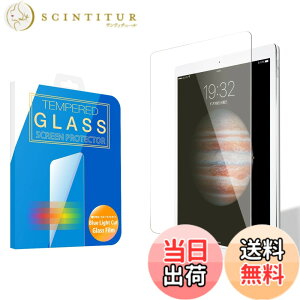 �y���������zMS factory iPad Pro 12.9 �p �t�B���� �K���X �u���[���C�g �J�b�g 90% �����K���X �ی�t�B���� 2017 2015 ���� ��2���� iPadPro �K���X�t�B���� �A�C�p�b�h �v�� 90�� FD-IPDPRO-BLUE-AB