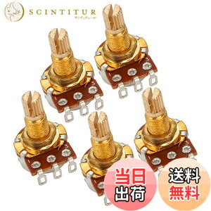 �y���������zYibuy 5PCS A500k Ohm Audio Mini Pots �M�^�[�|�e���V�����[�^ �G���L�M�^�[�p