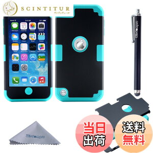 �y���������zWisdompro iPod Touch 7 �P�[�X iPod Touch 6/5 �P�[�X �Ռ��z�� �O�d�\�� �S�ʕی� �\�t�g�V���R���{�n�[�hPC ���h�~ �A�C�|�b�g�^�b�` ��7/6/5����Ή� (�O���[���{�u���b�N)