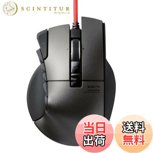 �y���������z�G���R�� USB �Q�[�~���O�}�E�X �yDUX�z �L�� 14�{�^�� 3500dpi �n�[�h�E�F�A�}�N���Ή� M-DUX50BK