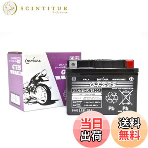 �y���������zGS YUASA (�W�[�G�X���A�T) �V�[���h�^ �o�C�N�p�o�b�e���[ [ �t���[�d�� ]GTZ5S �u���b�N