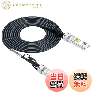 �y���������z10Gtek 10G SFP+ �P�[�u��, SFP+ DAC Twinax�P�[�u��, Cisco SFP-H10GB-CU3M�A Meraki�AUbiquiti UniFi�AMikrotik�AFortinet�A Netgear�AD-Link�ASupermicro�ATP-Link�Ȃǌ݊�, 3m