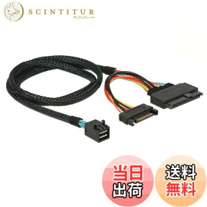 �y���������zchenyang PCIe 4.0 SFF-8643 - SFF-8639�P�[�u�� SATA�d���t�� U.2 SFF-8639 NVME SSD �}�U�[�{�[�h �����g�� 1.64�t�B�[�g/0.5M