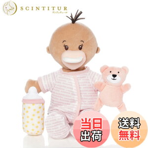 �y���������zManhattan Toy �E�B�[�E�x�C�r�[�E�X�e�� �x�[�W�� ���˂�˂̎��� ����t�� 12�C���` �\�t�g�ȐԂ����l�`�Z�b�g