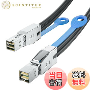 �y���������z10Gtek 12Gbps Mini SAS HD SFF-8644 to SFF-8644 �P�[�u�� NVMe�G���N���[�W���[/�X�g���[�W�A���C SAN & JBOD �Ή� 100�I�[�� 1m