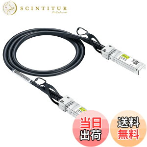 �y���������z10Gtek 10G SFP+ �P�[�u��, SFP+ DAC Twinax�P�[�u��, Cisco SFP-H10GB-CU0.5M�A Meraki�AUbiquiti UniFi�AMikrotik�AIntel�AFortinet�A Netgear�AArista�AD-Link�ASupermicro�ATP-Link�Ȃǌ݊�, 0.5m