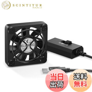 �y���������zELUTENG ���^�t�@�� 4cm �É� USB��@ ���^ ���ʒ��߉� ������ 5V USB �t�@�� ��p ���N�[���[ 7���H�� PC ��p �ȃG�l �p�\�R�� PS4 PS3 �Q�[���@ ���[�^�[ TV Box �N�[�����O�ɑΉ�