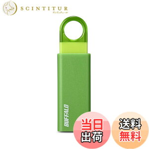 �y���������z�o�b�t�@���[ BUFFALO �m�b�N�X���C�h USB3.1(Gen1) USB�������[ 16GB �O���[�� RUF3-KS16GA-GR