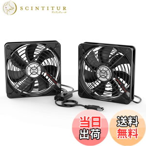 �y���������zELUTENG USB ��p�t�@�� 120mm 2�A 3�i�K���ʒ��� USB��@ �É� 2��1�g ���͑��� ��� �~�j�t�@�� ���^ 5V �u���b�N �����ԘA���ғ� ���^ 12cm ����/���[�^�[/PS4/PS3/PC�Ȃǂ̗�p Dual USB Fa