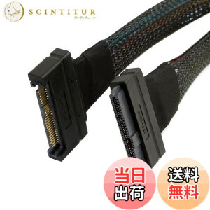 �y���������zJSER U.2 U2 SFF-8639 NVME PCIe SSD�P�[�u�� �I�X-���X���� 50cm 68�s��