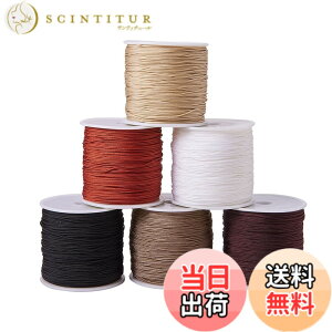 �y���������zPH PandaHall 6���� 0.8mm �i�C�����R ��94m/���� �~�b�N�X�F �Ђ� ��҂ݕR �������їp �N���t�g�p�i �A�N�Z�T���[ �p�[�c ��|�p�i �n���h���C�h �l�b�N���X �u���X���b�g���� �I��