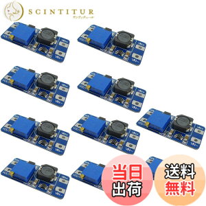 �y���������zKKHMF 10PCS MT3608 DC-DC 2A Boost �X�e�b�v�A�b�v �]�����W���[�� 2V-24V to 5V-28V 9V 12V 24V