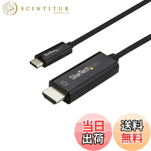 �y���������zStarTech.com USB-C - HDMI�P�[�u�� 2m 4K/60Hz �u���b�N CDP2HD2MBNL