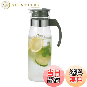 �y���������zHARIO(�n���I) �①�� �|�b�g �X���� N �`���R�[���O���[ 1400ml ���{�� �v���[���g �M�t�g ���蕨 RPLN-14-CGR
