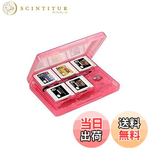 �y���������zOSTENT �P�[�X 28-in-1 �Q�[�� �������[�J�[�h �P�[�X �J�o�[ �z���_�[ �J�[�g���b�W �X�g���[�W Nintendo 3DS �p (Pink)