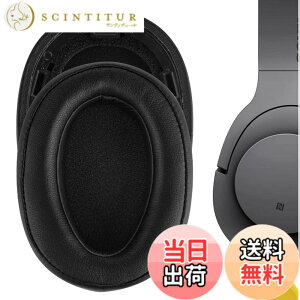 �y���������zGeekria �C���[�p�b�h�݊��� �p�b�h �\�j�[ Sony MDR-100ABN, WH-H900N �w�b�h�z���ɑΉ� �p�b�h �C���[/�C���[�J�b�v (�v���e�C�����U�[/�u���b�N)