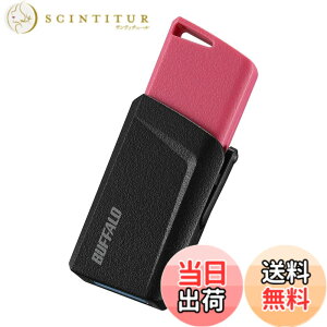 �y���������z�o�b�t�@���[ BUFFALO USB3.1(Gen1)�v�b�V���X���C�hUSB������ 16GB �s���N RUF3-SP16G-PK