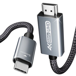 �y���������zBENFEI USB Type-C HDMI �ϊ��P�[�u�� 1.8m�y4K@60Hz UHD�f���o�́zType C HDMI�ϊ��A�_�v�^�[ �^�C�vC to hdmi �Ή� 40Gbps�]�� �A���~�V�F���A�i�C�����u���C�h Thunderbolt 3/4 �݊� iPhone 15 Pro/Max, Mac