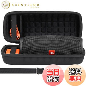 �y���������zco2crea JBL Charge5/Charge4�p �h��Bluetooth�X�s�[�J�[���[�P�[�X (�P�[�X�̂�)�[�u���b�N